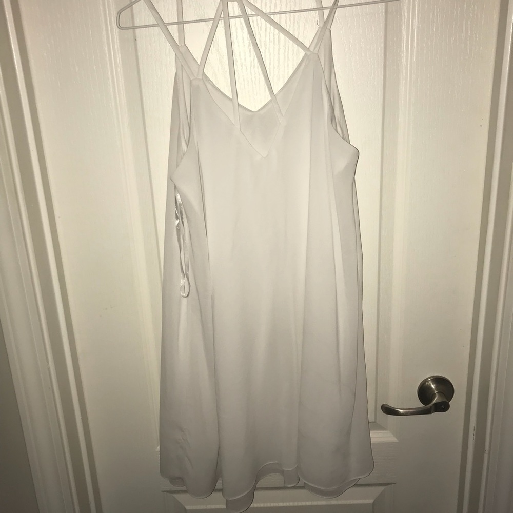 White tank dress